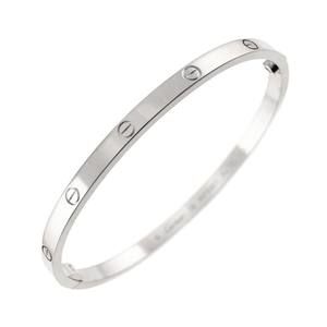Cartier Love Bracelet Small SM #17 K18 WG White Gold 750 Bangle